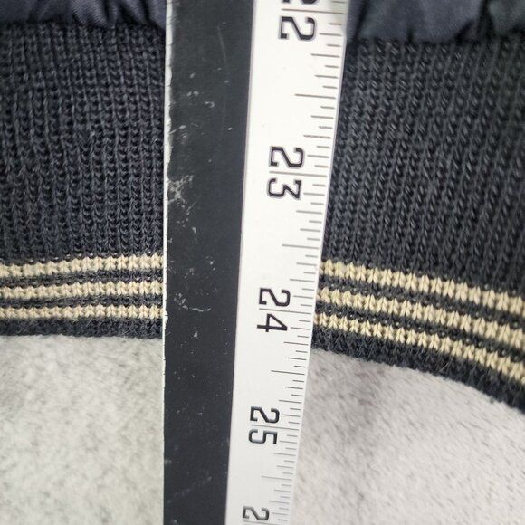 Mens Vintage Black Tehama Pullover Jacket 1/4 Button Down Long Sleeve Size S - Picture 11 of 12